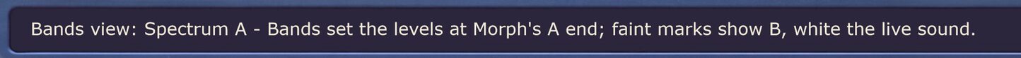 The messaging strip with a help line