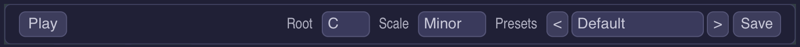 Little Arp Monster: the menu bar